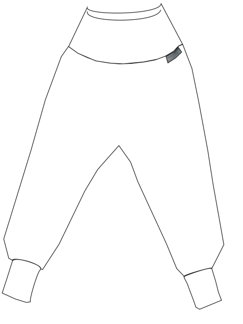 Outdoor Hose aus Softshell